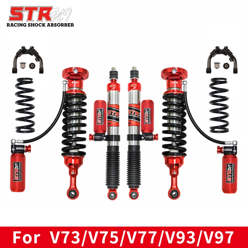 STR 4x4 off road Nitrogen suspension kits adjustable shock absorber for mitsubishi pajero V87 V93 V97