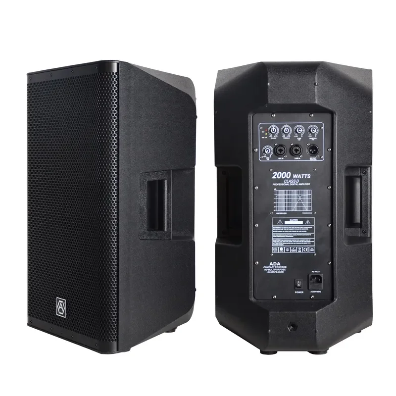 BOLRZO Accuracy Pro Audio CAU15ADA 500W RMS 2-way Plastic Professional Active Speaker 15-inch Active Speaker