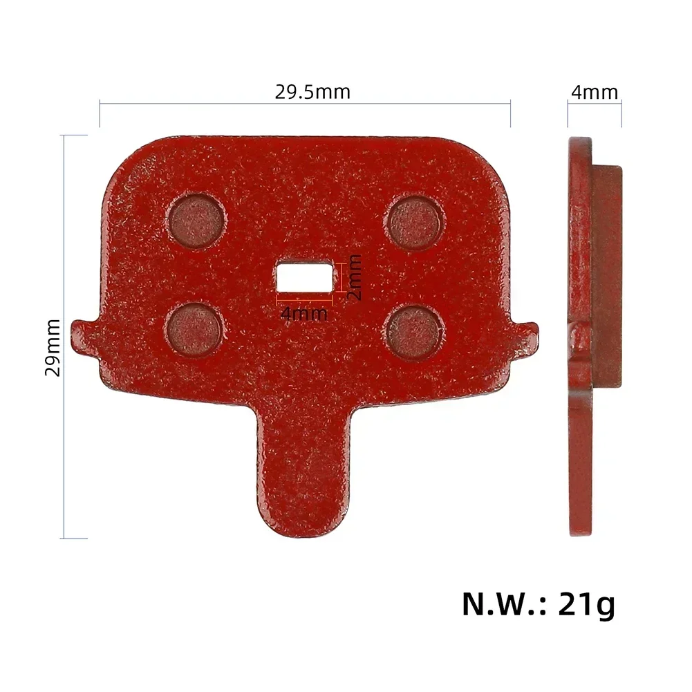 1 Pair Bicycle Brake Pads Resin Semimetal Road Bike Quiet Hydraulic Disc Brake Pads For-Kugoo G-booster Cycling Accessories New