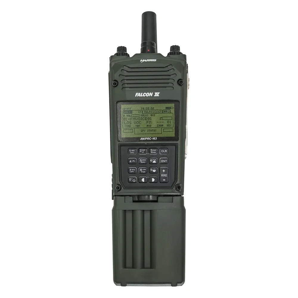 Tactical Military PRC 163 military radio walkie-talkie model for U94 6 Ptt and Baofeng UV5R or other suitable models