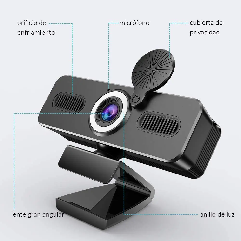 

Ultra high definition network camera 4K autofocus 2K network camera with microphone, suitable for laptop drive 1080P USB camera