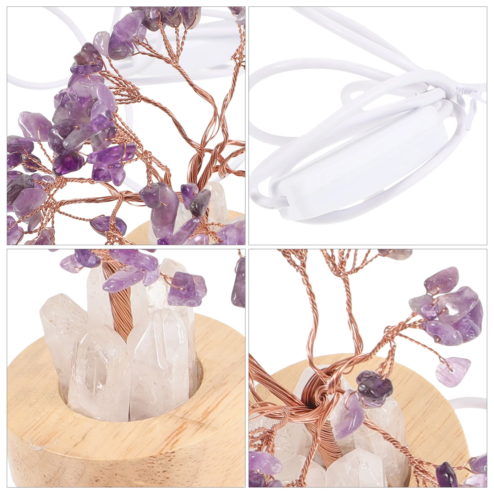 

Crystal Tree Light Crystal Money Tree Night Light Small Bedside Lamp For Bedroom Decorative Night Lamp Home Decor Gift