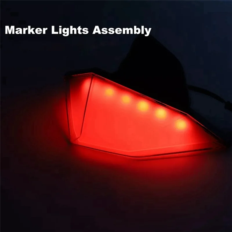 

Leading-Edge-Clear LED Rear Side Marker Light For Polaris RZR PRO XP/ XP 4 2020-2024