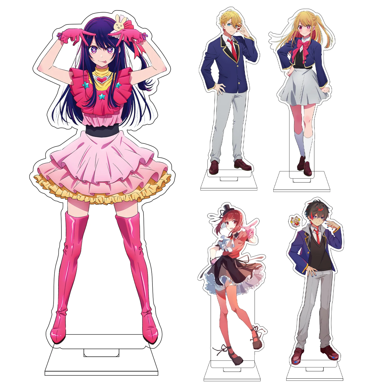 16CM Anime OSHI NO KO Cosplay Acryl-Figur Standplatte Arima Kana Hoshino Rubii Hoshino Aquamarin Hoshino Ai Ornamente Geschenke