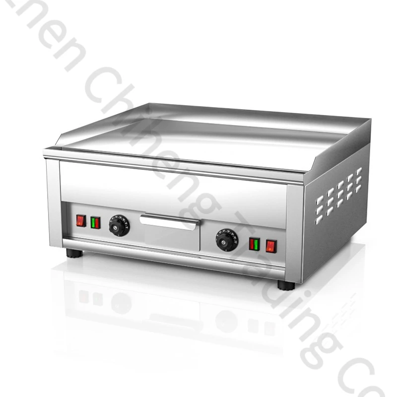 Commercial Electric Griddle Double Temperature Control Teppanyaki Equipment Multifunctional Electric Grill Pan EG650D-16