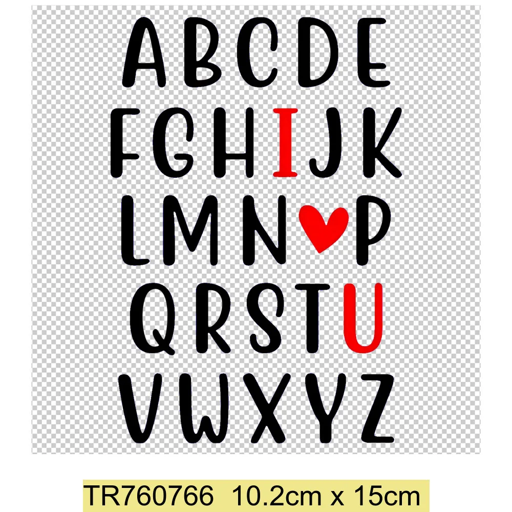 Love Iron on Transfer Patch for Clothing DIY Valentine Girl T-Shirt Hoodie Thermal Sticker for Clothes Heat Transfer Patches view 4