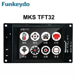 Makerbase-pantalla táctil inteligente MKS TFT32, piezas de impresora 3D LCD de 3,2 pulgadas, compatible con módulo WiFi Gcode