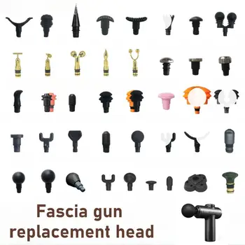 Různé 15-16MM Fascia pistole masážní hlavice silikonové bolesti měkká hlava noha svaly uvolněné rameno fitness vybavení náhradní míčky 6 nejlepší prodej masážní pistole míč - №2