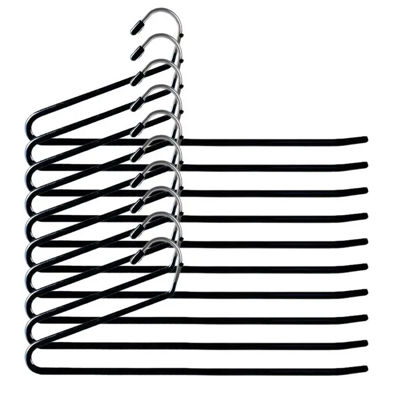 

^Прибытие для товаров для дома, вешалка для одежды, 10 шт., вешалка для брюк, вешалка для брюк гусиного типа, многофункциональная вешалка для хранения брюк, джинсов