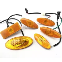 2 luces laterales para autobús Golden Travel Yutong Hengtong, luces para puertas de almacén, luces direccionales para vehículos eléctricos de 24V LED