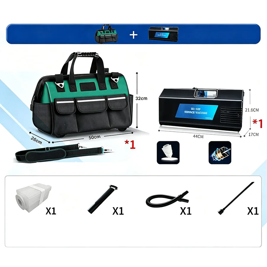 Toner Vacuum Cleaner,Suitable for all Kinds of Printers,Copiers, Dust Collectors,Imported Filter Elements Special Cleaning Tool