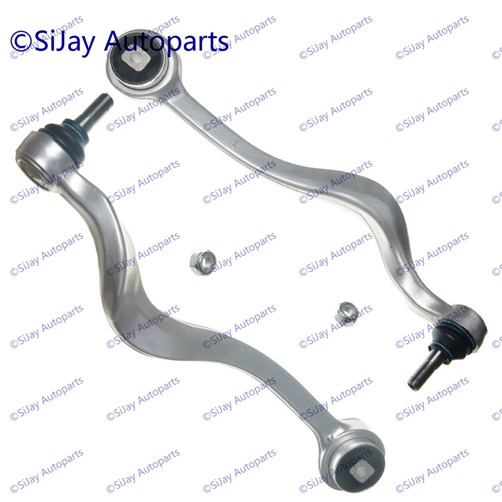 

SiJay Pair Front Lower Suspension Control Arm Curve For BMW 5 E39 520 523 525 528 530 535 540 M5 Z8 E52 1995-2003 31121141717