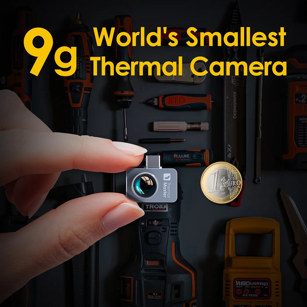 P2pro Thermal Camera 256×192 Water Leak Detection Infrared Thermal Imaging Camera Android and iPhone version