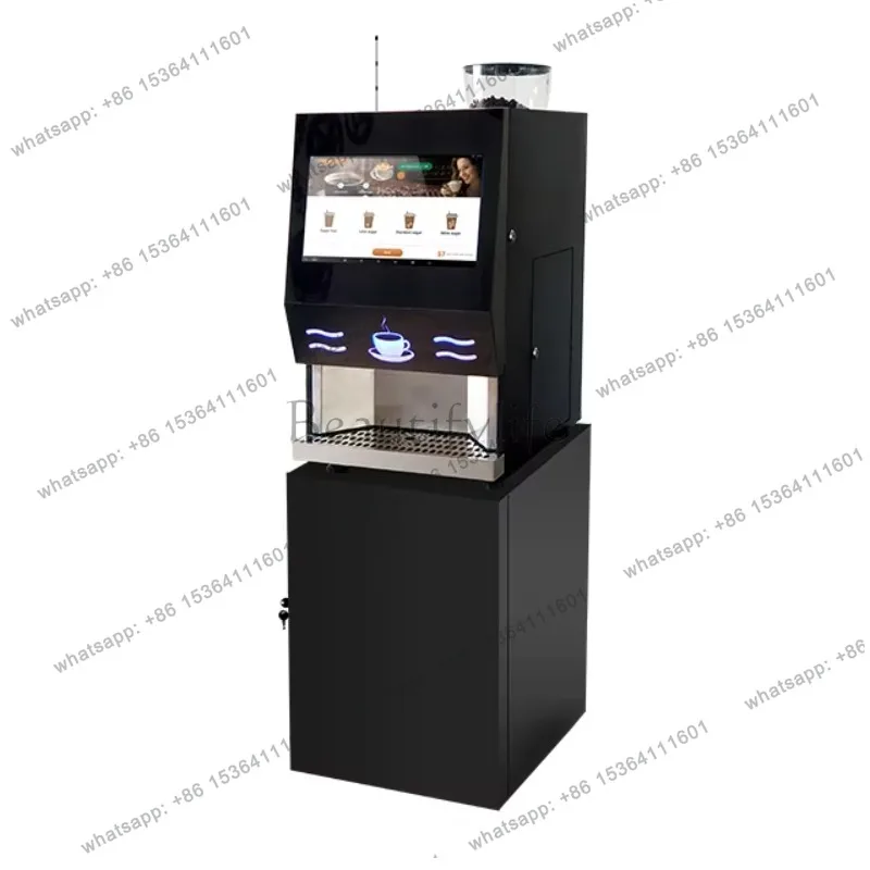 Customized Commercial Coffee Vending Machine with SDK Apple Pay Support Fresh Brewed for Small Business Startups Hot Sale