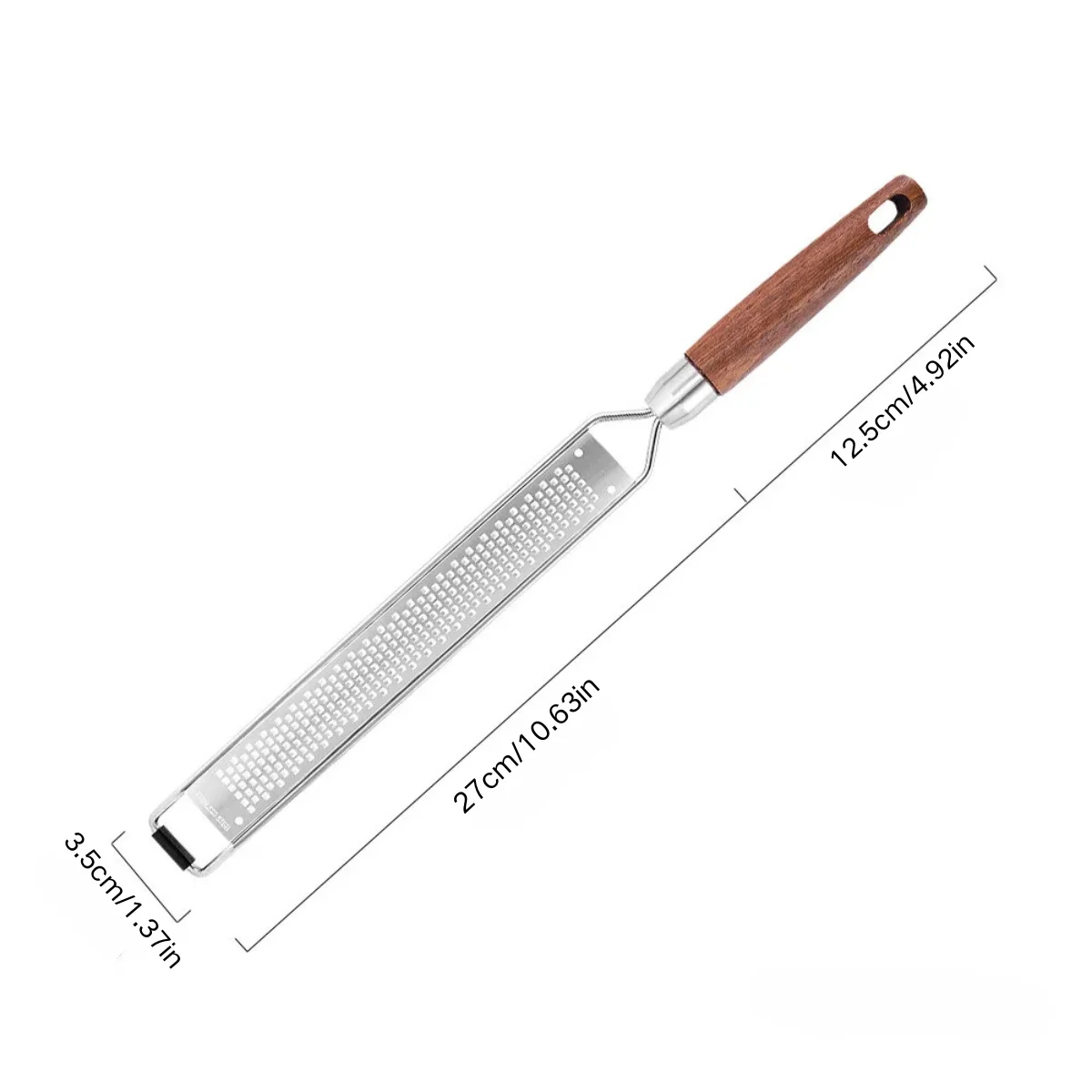 Premium Wooden Handle Zester and Grater, Efficient and Easy to Use, Ideal Kitchen Tool, Perfect for Chefs and Home Cooks Alike