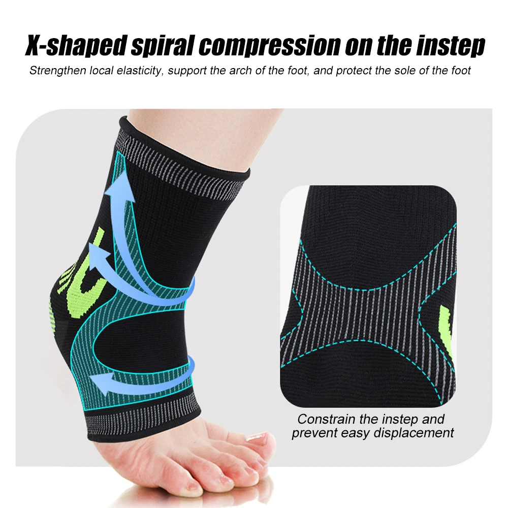 Ankle Support Brace for Women Men, Ankle Compression Sleeve, Foot Support Brace for Pain, Plantar Fasciitis Compression Socks