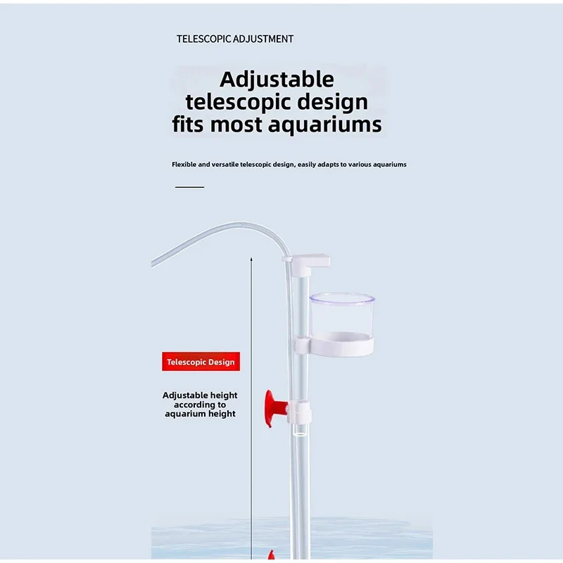 Fischkot-Sammler, Aquarium-Bodenreiniger, Wasserzirkulationsfiltersystem, Siphon-Kiesabsauger, Reinigungswerkzeug – Detail 9