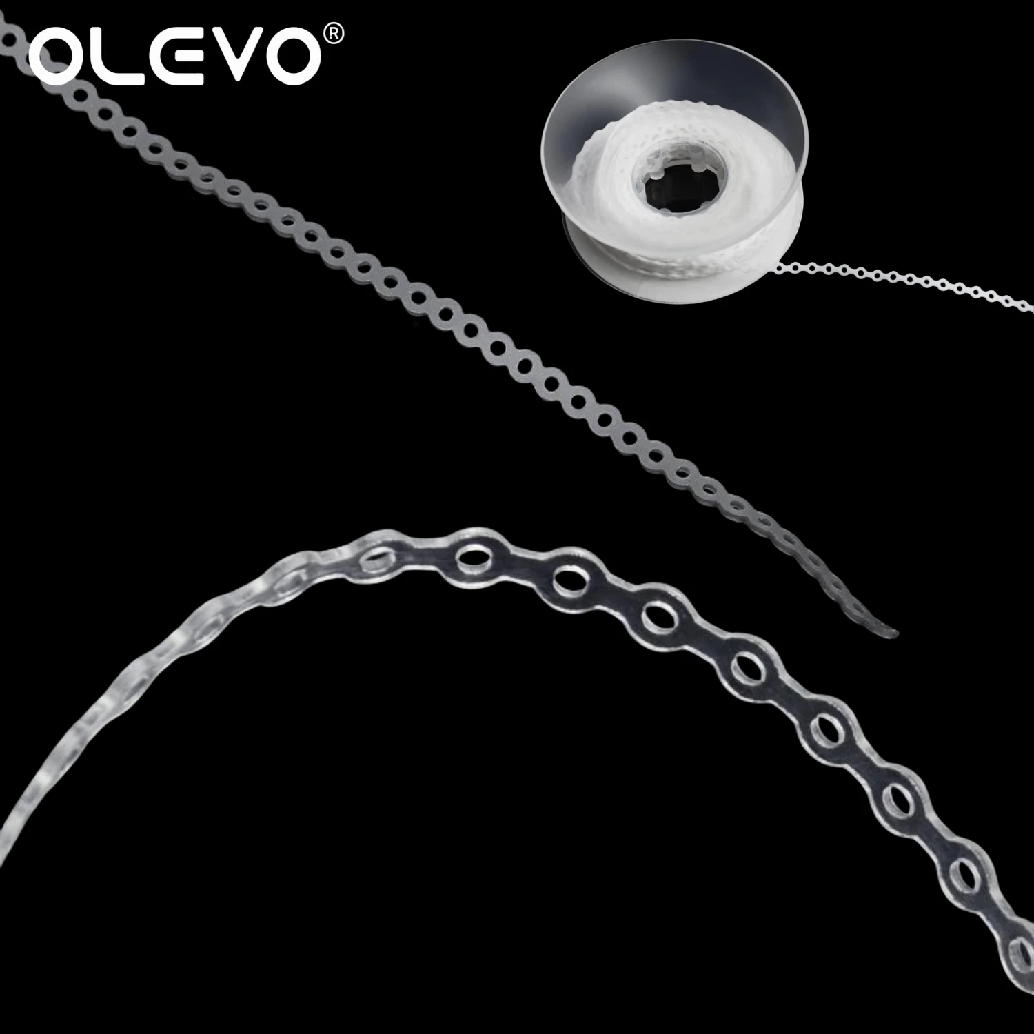 Dental Orthodontic Elastic Power Chain Ultra Powerchains Rubber Bands Long/Short/Continuous 15 Feet 4.5m Dentist Ortho Materials