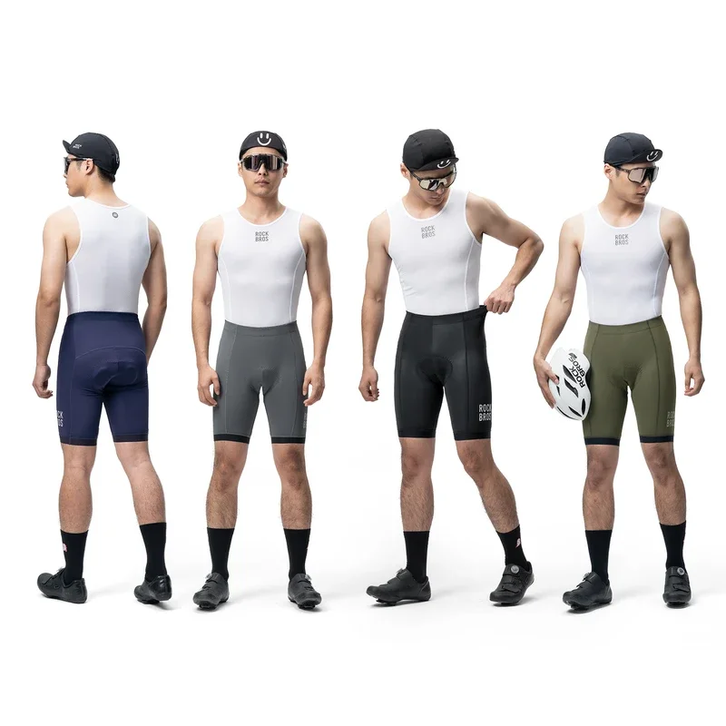 ROCKBROS Summer Cycling Shorts Bicycle Pants Shockproof Men's Cycling Clothing Mountain Road MTB Bike Shorts for Men With Pocket