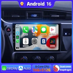 Android 15 Carplay Car Radio Multimedia For Toyota Auris 2014 2015 2016 2017 2018 GPS video DVD DSP Player Autoradio Stereo BT