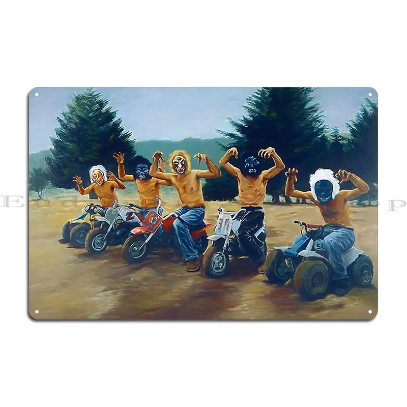 Painting From The Royal Tenenbaums Metal Plaque Cinema Personalized Create Garage Decoration Tin Sign Poster