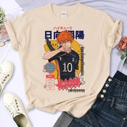 Haikyuu Tshirt Women Streetwear Designer T-shirts Girl Funny Y2k Clothing Amine 2024  Kawaii Clothes