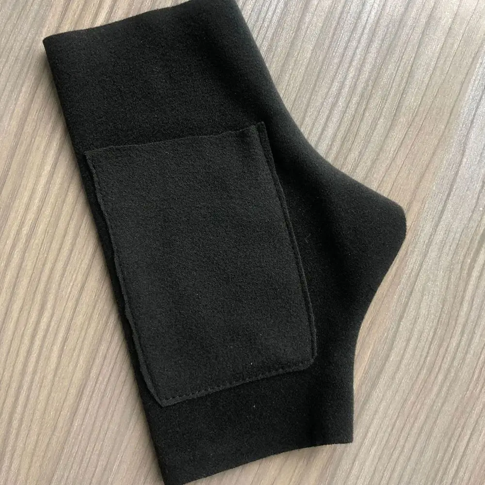 여성용 따뜻한 손가락 없는 장갑, 부드러운 터치 스크린 벨벳 장갑, 단색 반 손가락 장갑, 겨울 패션