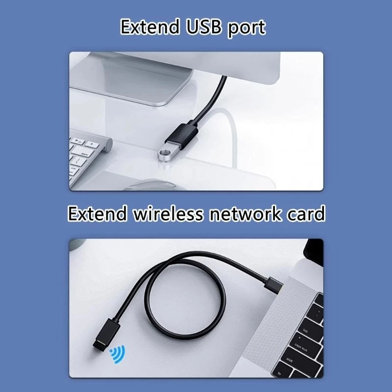 

DXAB Heat Resistant 5Gbps USB Type A Male to Female Extension Cord USB Charging & Data Cable Extender