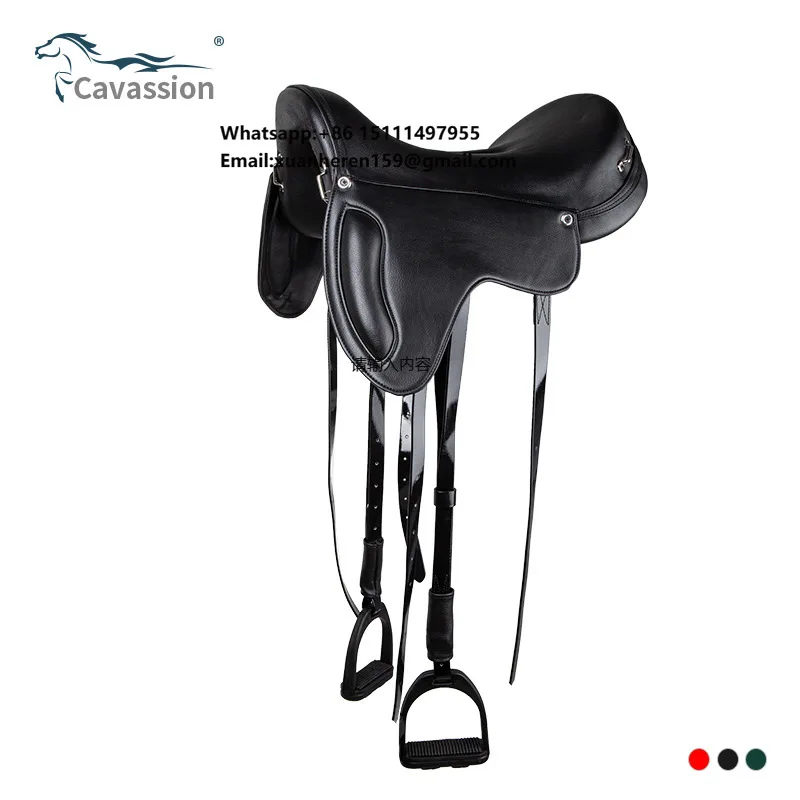 Ultra-Fiber Synthetic Saddle Endurance Horse Saddle for Wild Racing Horse Equipment
