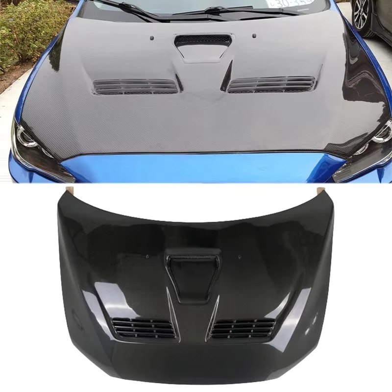 

New 10th Gen Wing God Evo 10 Style Carbon Fiber Engine Cover Custom Engine Hoods