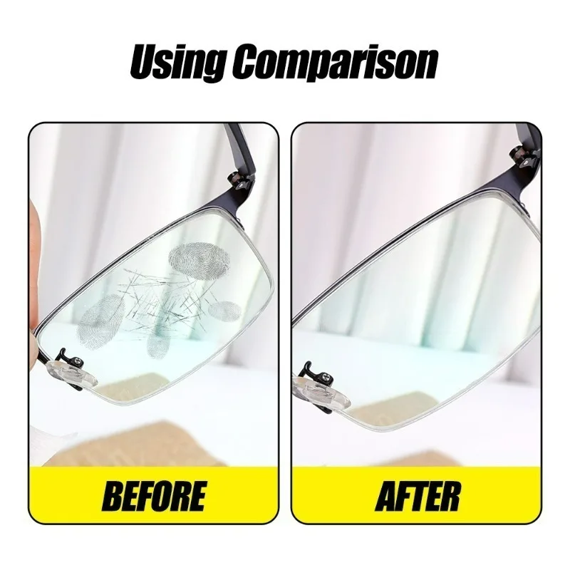 Glasses Wiping Cloth Anti Fog Lens Cleaning Wipe Eyeglasses Remove Dust Defogger Tool Phone Spectacles Cleaner Eyewear Accessory