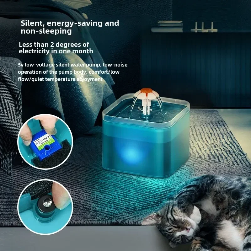 Intelligent Pet Water Dispenser with Automatic Circulation, Cat Pet Water Bowl, Dog Water Dispenser