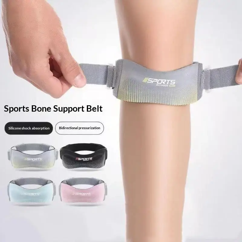 Knee Support Brace 2Pcs Adjustable Pressurized Patellar Tendon Protector Strap for Camping Trekking Sports