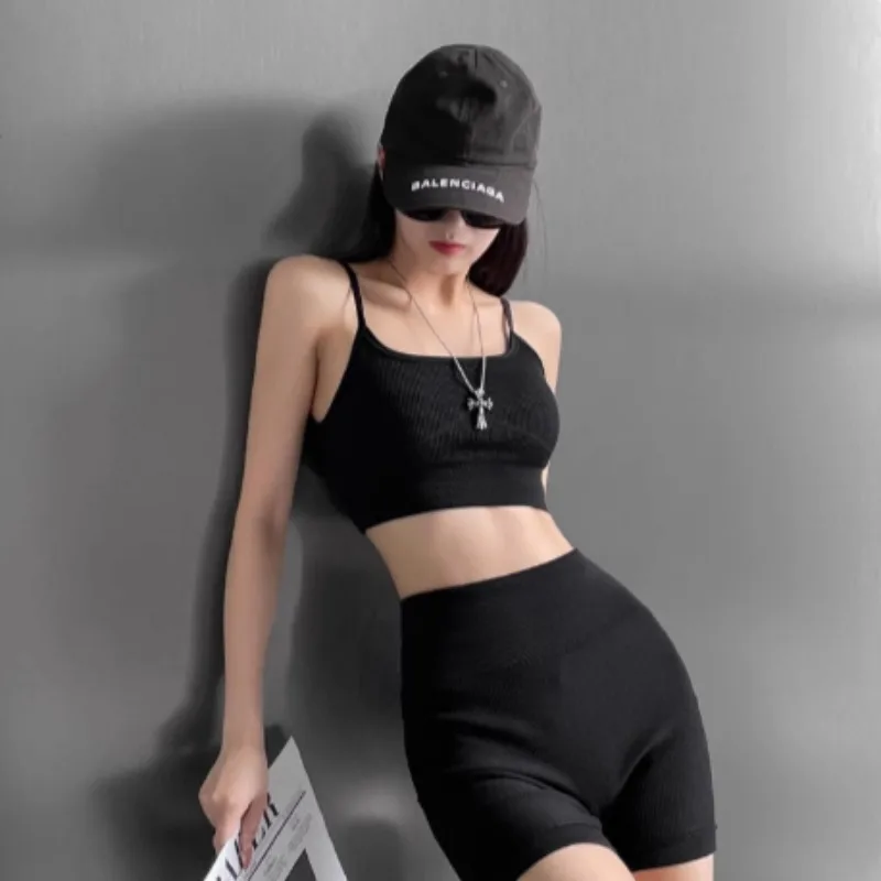 

Summer hot models sports tank top women running fitness bra vice yoga underwear