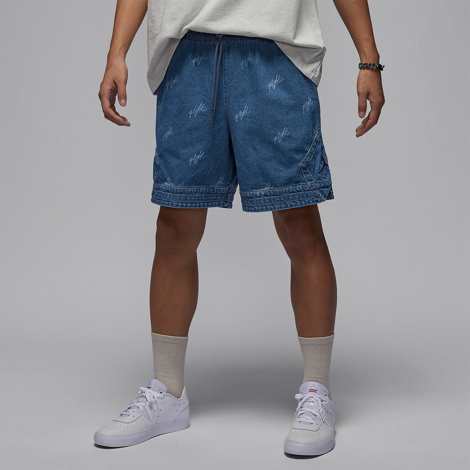 Nike Authentic JORDAN Short en jean imprimé décontracté pour hommes FN4652-436