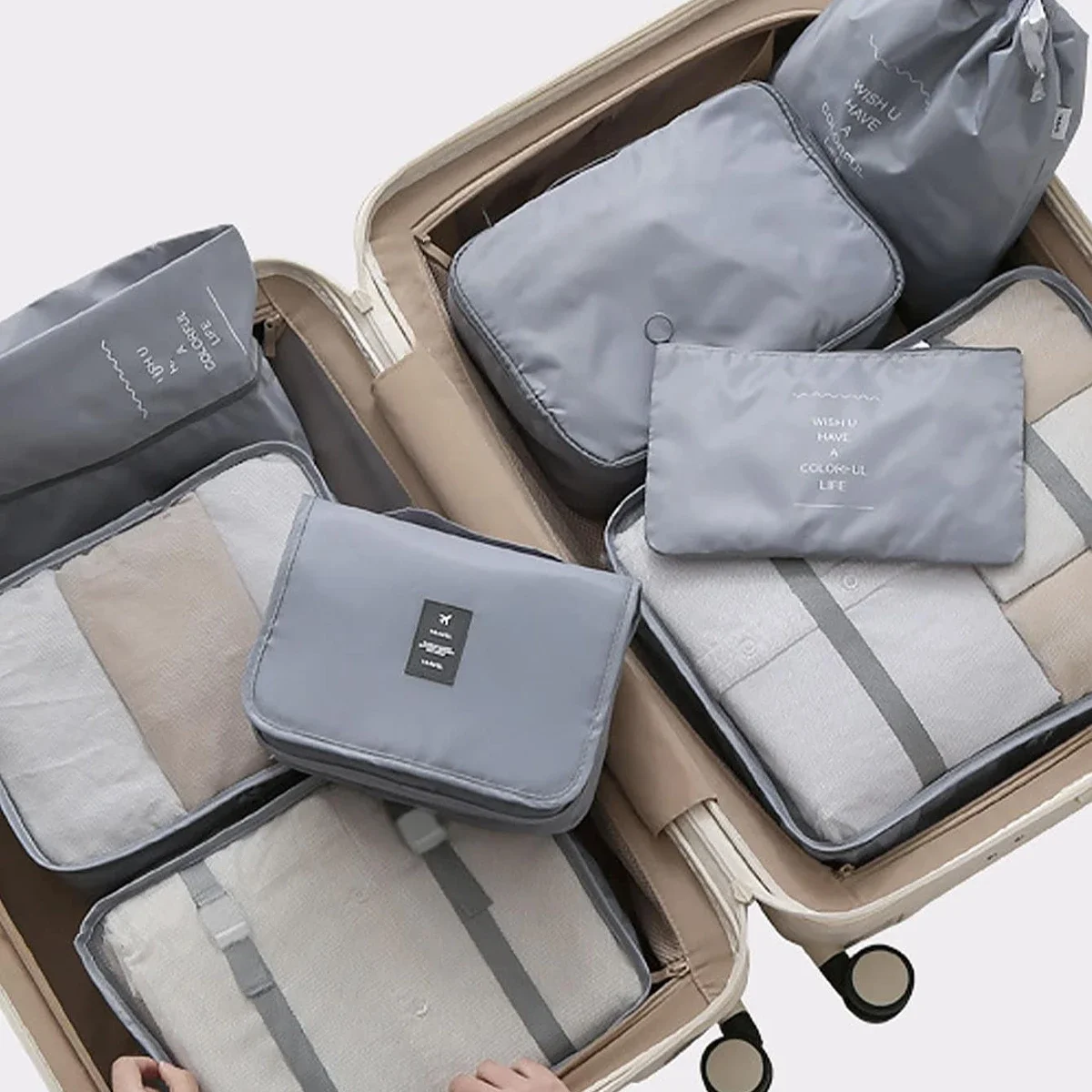 8Pcs Travel Storage…