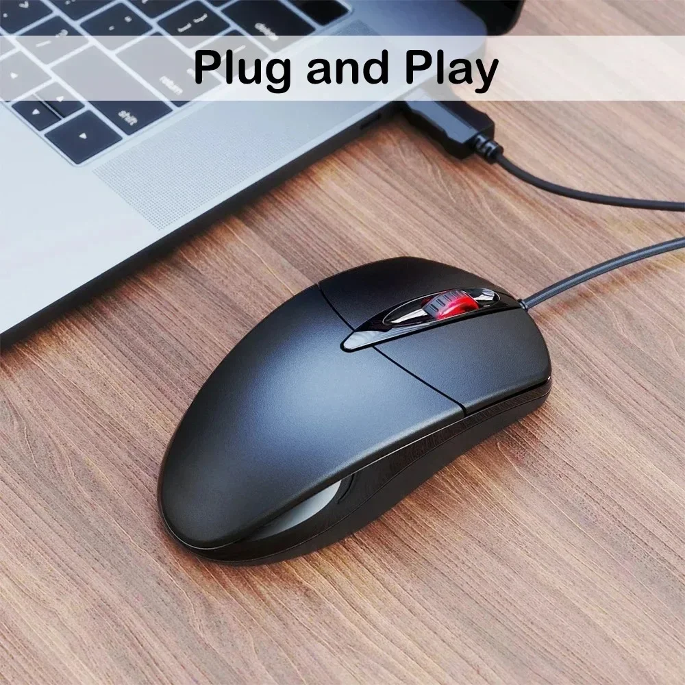 USB оптическая проводная мышь для ноутбука, домашнего офиса, противоскользящая роликовая мышь 3D 1200 точек на дюйм, игровая мышь, компьютерные аксессуары для ПК, настольного ПК