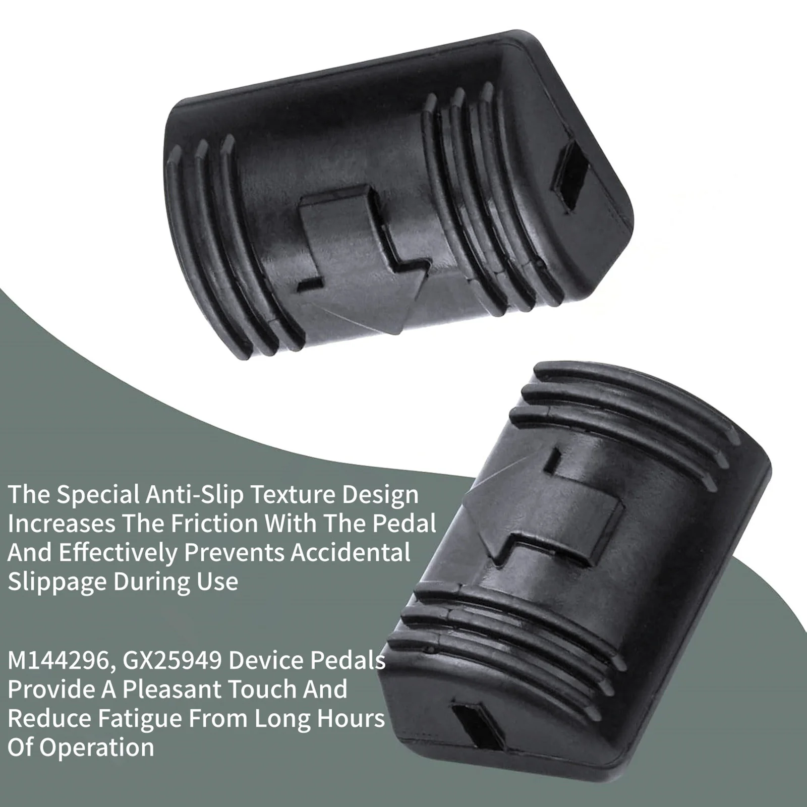 Pedal de avance para cortacésped GX25949 compatible con John-Deere D105, D110, D120, D125, D130, D140, D150, D155, D160, D170