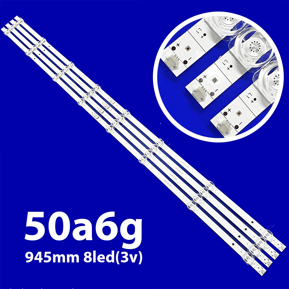LED Strip 8LED For Hisense 50A6G 50A6GA 50A6G 50A6GX3 50A6GX 50R6E4 50C350KU HD500Y1U51-T0L2 SVH500AH2 SVH500AG1 BD500Y1U-LB51L2