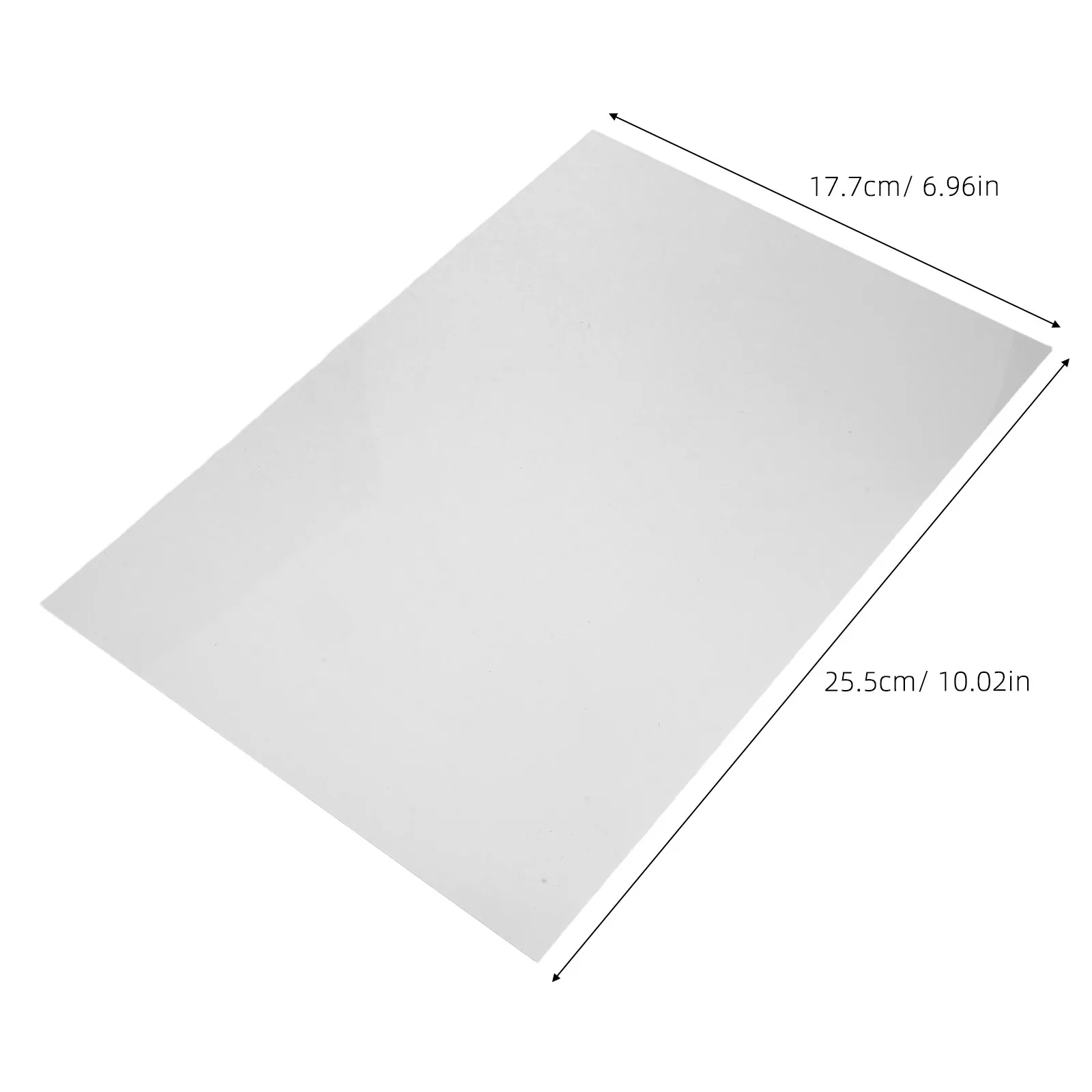 10x7inch Lenticular Sheet Invisible Lens Board Transparent Illusion Shield for Magician Invisibility Prop Stage Trick Cosplay