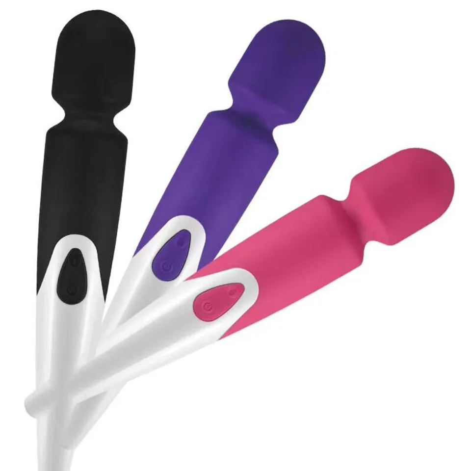10-speed Electric For Magic Wand Multi-function Vibrator For Neck Shoulder Back Massager Stress Relief Electronic Stress Relax