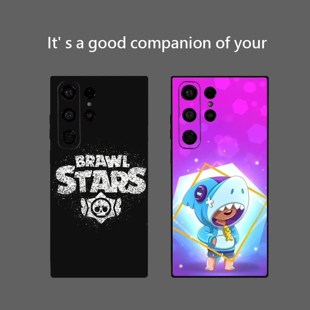 Funny Game_Stars L-Leons Phone Case for Samsung Galaxy S24 Ultra S22 S23 Ultra S21 S20 5G Protective Soft Silicone TPU Funda