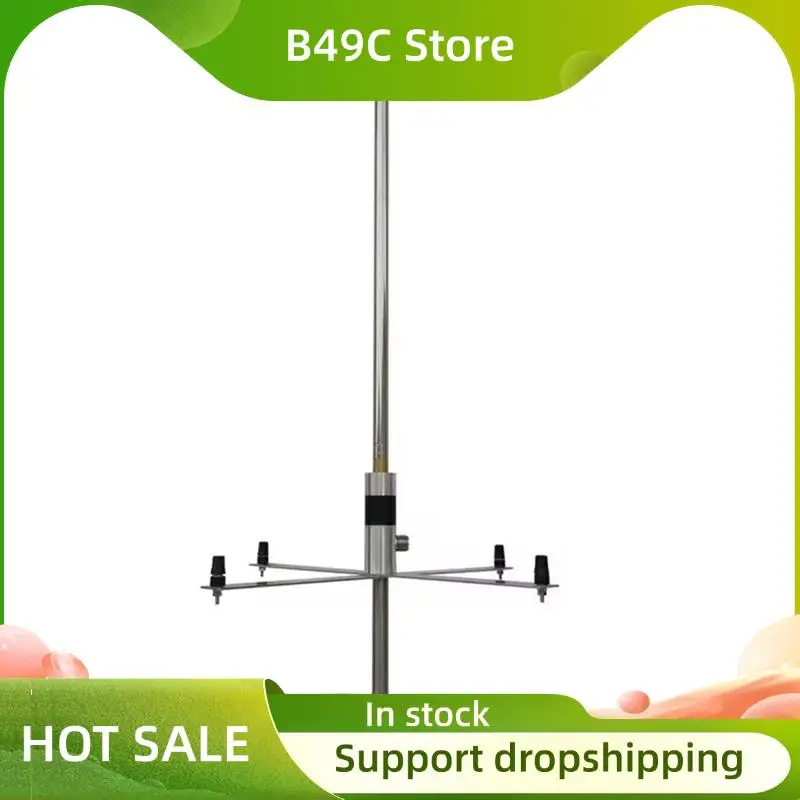 

B49C GP Антенна База M10 Резьба Для Портативной Коротковолновой Антенны GP Антенна Открытый Аматорский Радио Антенна Аксессуары