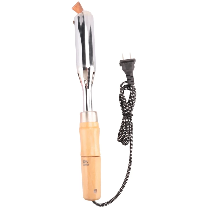 Insulated Wooden Handle Electric Iron High Power Soldering Iron Household Electrician Welding Electric Iron Iron Soldering Iron