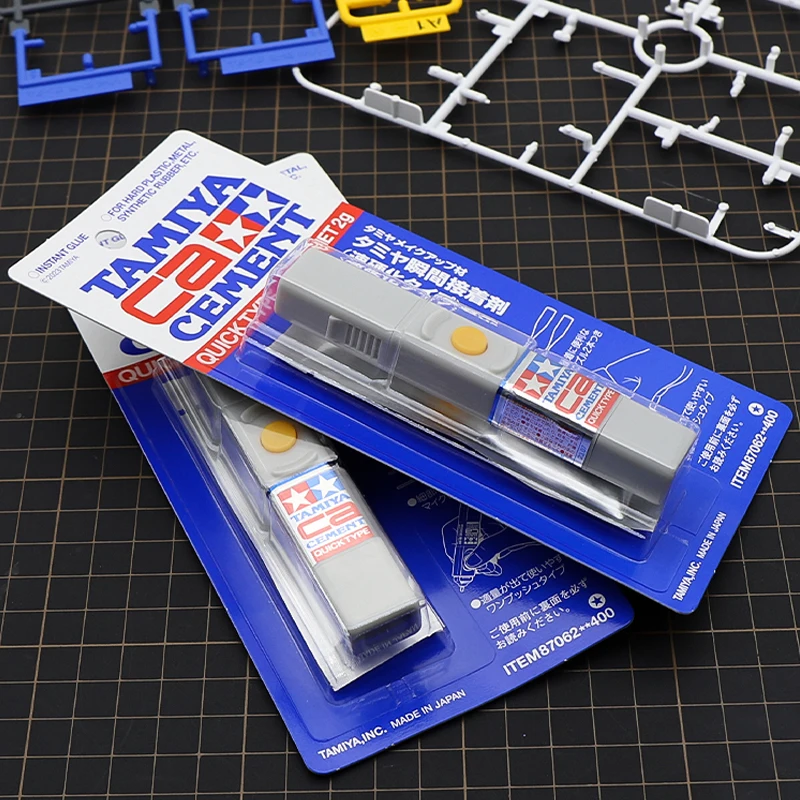 TAMIYA 87062 CA Cement Net 2g colla istantanea di tipo rapido per plastica dura, Kit modello di lamiera per incisione su metallo artigianato fai da te strumenti per Hobby