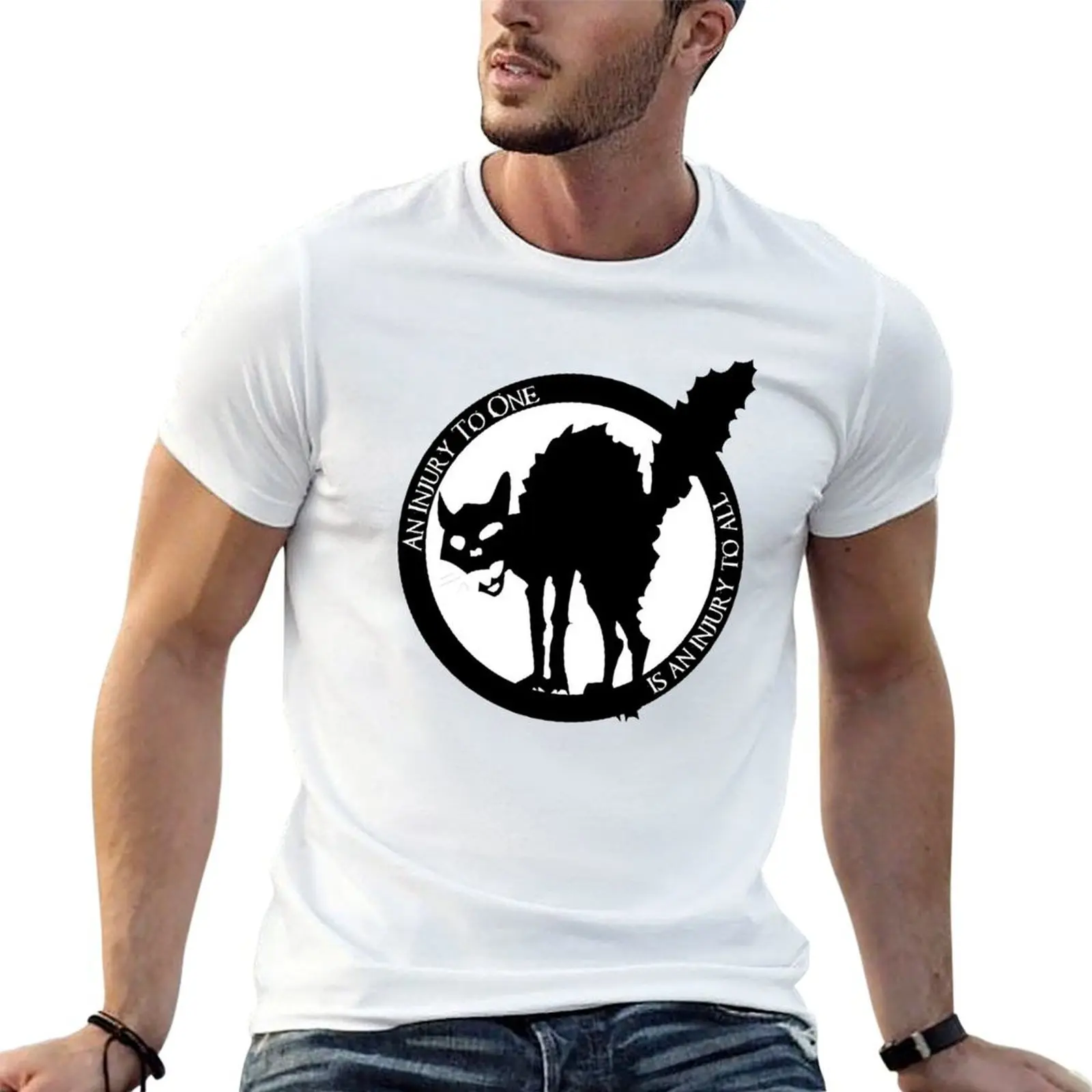

an injury to one is an injury to all - sabo tabby T-Shirt man t shirts for men g man t shirts for men T-Shirt