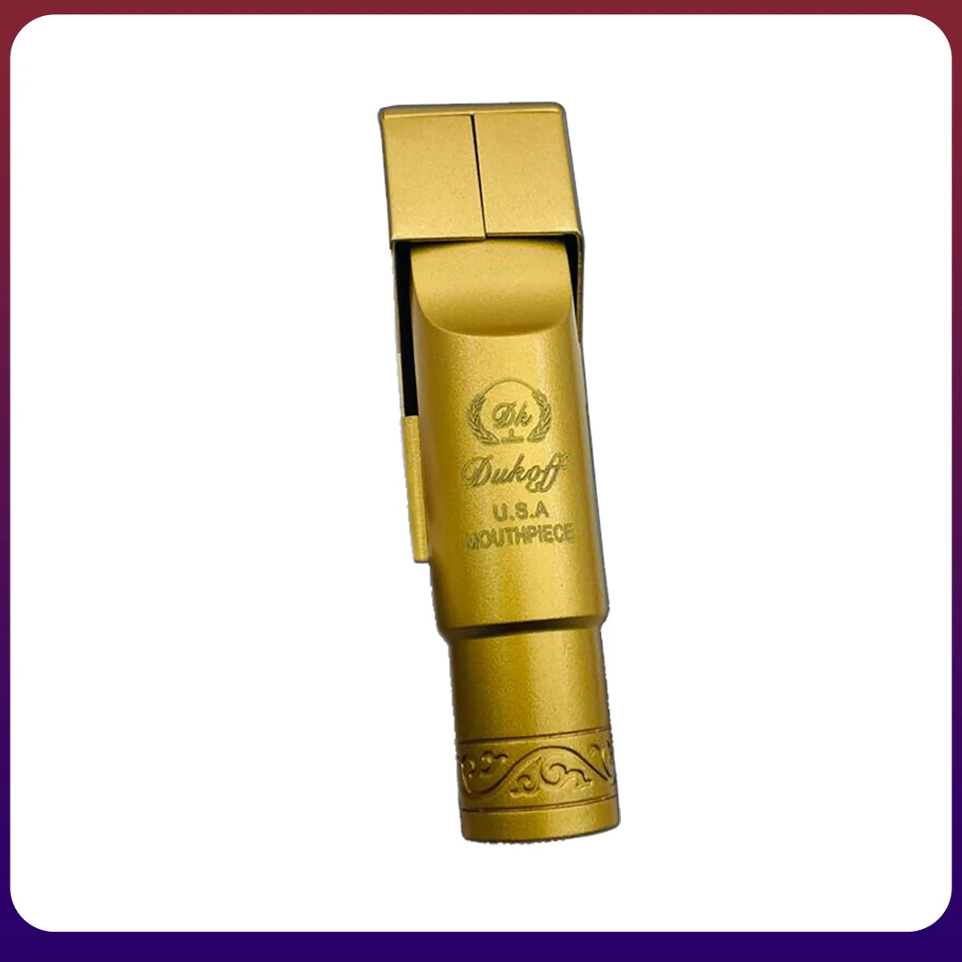 Professional Tenor Soprano Alto Saxophone Metal Mouthpiece Gold Plating Sax Mouth Pieces Accessories Size 5 6 7 Sax Accessories