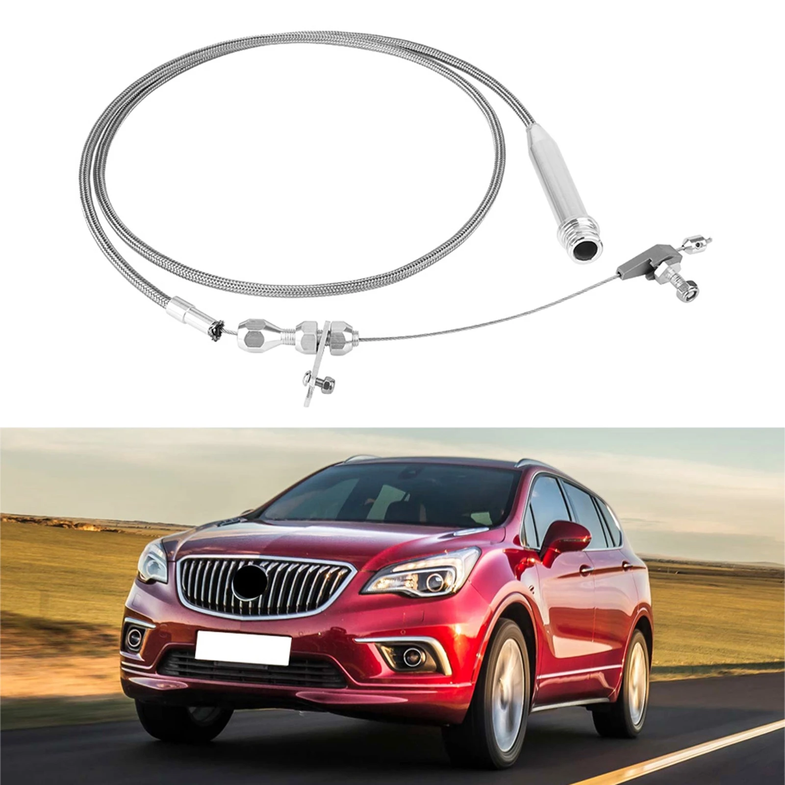 Kabel Kickdown GM 700R4 yang Ditingkatkan, Serat Nilon Berkinerja Tinggi Anti-Korosi, Pengganti untuk Transmisi Chevy Buick Pontiac