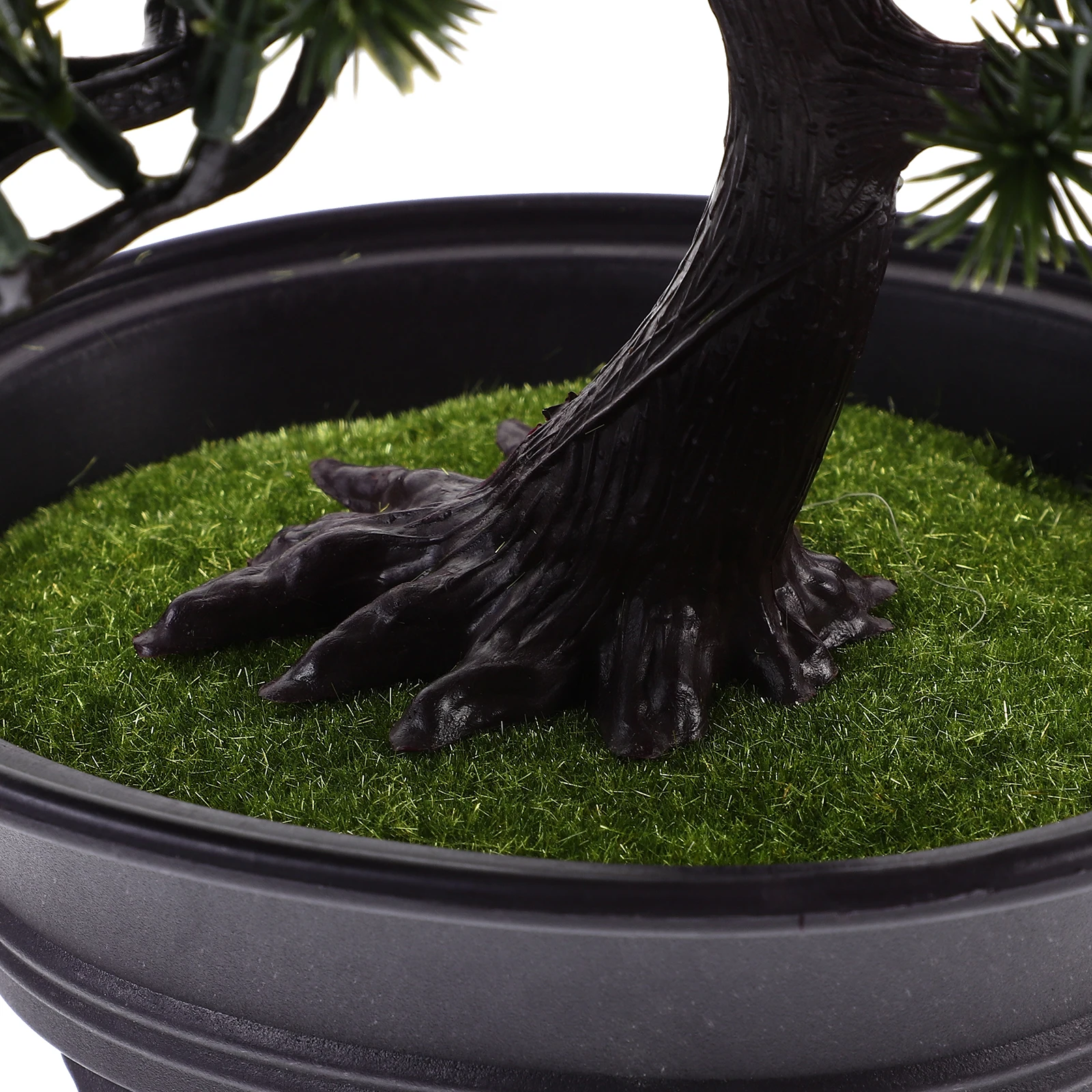 

Fake Trees Artificial Pine Bonsai Decoration Faux Plants for Indoors Plastic Desk Display Pot