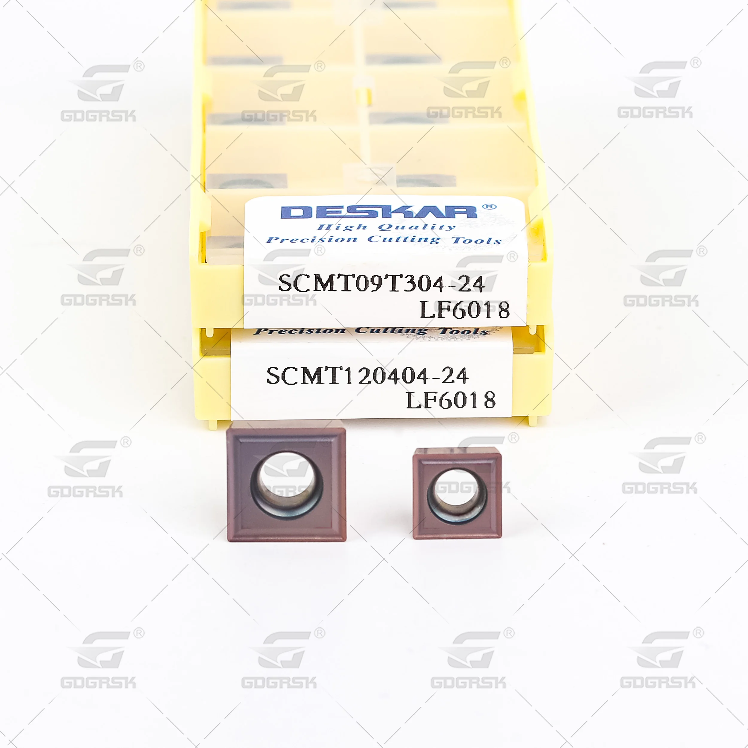 DESKAR SCMT09T304-24 LF6018 SCMT 120404 -24 LF6018 أدوات الطحن كربيد إدراج جودة أدوات تحول CNC قطع الفولاذ المقاوم للصدأ